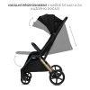 Kinderkraft Loom Sport Babakocsi Black - Kompakt és Könnyű, Stílusos Urbánus Dizájn