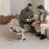 Kinderkraft SELECT TULSY 2 az 1-ben Lehátka és Hintáztató Grey - Prémium Minőségű Baba Pihenőszék 9kg-ig, Ergonomikus és Biztonságos