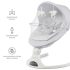 Kinderkraft SELECT TULSY 2 az 1-ben Lehátka és Hintáztató Grey - Prémium Minőségű Baba Pihenőszék 9kg-ig, Ergonomikus és Biztonságos
