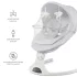 Kinderkraft SELECT TULSY 2 az 1-ben Lehátka és Hintáztató Grey - Prémium Minőségű Baba Pihenőszék 9kg-ig, Ergonomikus és Biztonságos