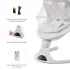 Kinderkraft SELECT TULSY 2 az 1-ben Lehátka és Hintáztató Beige - Prémium Minőségű Baba Pihenőszék 9kg-ig, Ergonomikus és Biztonságos