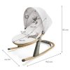 Kinderkraft Elsu Dönthető Babafotel Grey - Könnyű és Kényelmes Pihenőszék Újszülötteknek 0 Hónapostól 9 kg-ig, Puha Üléssel és Szürke Kivitelben