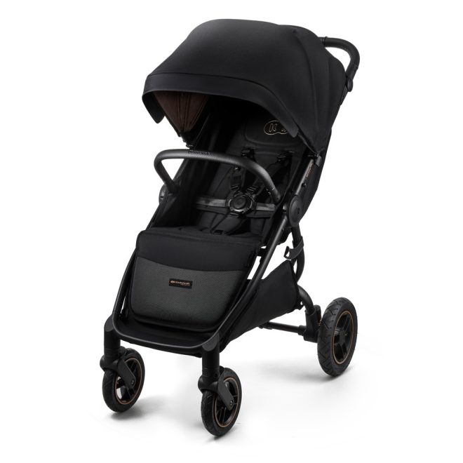 Kinderkraft Mitzy Air Sport Babakocsi Black - Könnyű és Kompakt Összecsukható Babakocsi Felfújható Kerekekkel, 6 Hónapostól, Elegáns Fekete Kivitelben