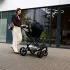 Kinderkraft Indy 3 Sport Babakocsi, Coal Black - Könnyű, Összecsukható és Kompakt Városi Babakocsi újszülött kortól