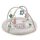 Kinderkraft Cozyplay Játszószőnyeg Játékívvel Light Grey - Puha Babaszőnyeg Levehető Játékokkal, Kényelmes és Biztonságos Fekvőhely Újszülötteknek