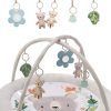 Kinderkraft Cozyplay Játszószőnyeg Játékívvel Light Grey - Puha Babaszőnyeg Levehető Játékokkal, Kényelmes és Biztonságos Fekvőhely Újszülötteknek