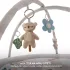 Kinderkraft Cozyplay Játszószőnyeg Játékívvel Light Grey - Puha Babaszőnyeg Levehető Játékokkal, Kényelmes és Biztonságos Fekvőhely Újszülötteknek