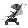 Kinderkraft Select Pilot 2 Sport Babakocsi Grey - Könnyű és Összecsukható Prémium Babakocsi 6 Hónapostól, Állítható Háttámlával és Modern Szürke Kivitelben