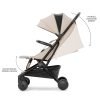 Kinderkraft Select Pilot 2 Sport Babakocsi Bézs - Könnyű és Kompakt Összecsukható Prémium Babakocsi 6 Hónapostól, Állítható Háttámlával