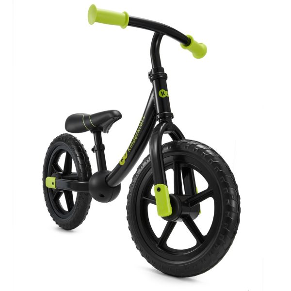 Kinderkraft 2Way Next Futóbicikli Black - Könnyű és Állítható Egyensúlyfejlesztő Tanulóbicikli Gyerekeknek, 80-105 cm Testmagasságig, 2 Éves Kortól