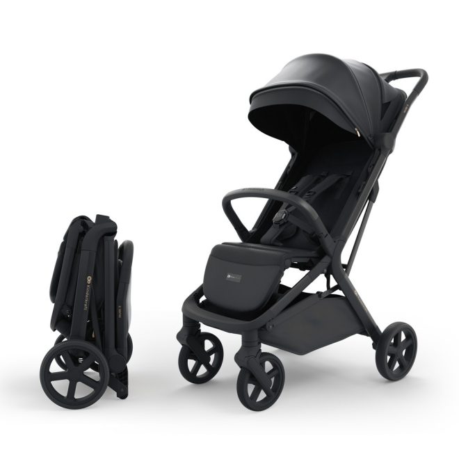 Kinderkraft SELECT Nubi 3 Sport Babakocsi Midnight Black - Könnyű, Kompakt Összecsukás, Utazáshoz Ideális