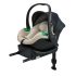 Kinderkraft Mink Pro 2 i-Size Babahordozó Autósülés és Mink Fx 2 Bázistalp Szett 0-13kg, Bézs - Teljes Utazórendszer Újszülötteknek, Maximális Biztonság és Kényelmes Rögzítés