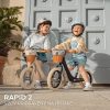 Kinderkraft Rapid 2 Futóbicikli Lunar Black by BIZUU - Prémium Tanulóbicikli 3 Éves Kortól, Könnyű Fémvázzal és Állítható Üléssel, Elegáns Fekete Kivitelben