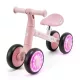 Kinderkraft Cutie Flash Pink Futóbicikli 1 Éves Kortól, Világító Kerekes Első Mozgásfejlesztő Jármű