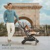 Kinderkraft Pilot 2 Sport Babakocsi Dune Whisper by BIZUU - Könnyű és Kompakt Összecsukható Babakocsi 6 Hónapostól, Prémium Kivitel Stílusos Különleges Dizájnnal