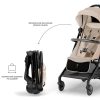 Kinderkraft Pilot 2 Sport Babakocsi Dune Whisper by BIZUU - Könnyű és Kompakt Összecsukható Babakocsi 6 Hónapostól, Prémium Kivitel Stílusos Különleges Dizájnnal
