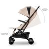 Kinderkraft Pilot 2 Sport Babakocsi Dune Whisper by BIZUU - Könnyű és Kompakt Összecsukható Babakocsi 6 Hónapostól, Prémium Kivitel Stílusos Különleges Dizájnnal