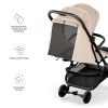 Kinderkraft Pilot 2 Sport Babakocsi Dune Whisper by BIZUU - Könnyű és Kompakt Összecsukható Babakocsi 6 Hónapostól, Prémium Kivitel Stílusos Különleges Dizájnnal