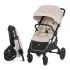 Kinderkraft MITZY Sport Babakocsi Dune Whisper by BIZUU - Stílusos Dizájn, Könnyű Összecsukás és Prémium Kényelem