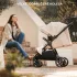 Kinderkraft MITZY Sport Babakocsi Dune Whisper by BIZUU - Stílusos Dizájn, Könnyű Összecsukás és Prémium Kényelem