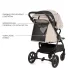 Kinderkraft MITZY Sport Babakocsi Dune Whisper by BIZUU - Stílusos Dizájn, Könnyű Összecsukás és Prémium Kényelem