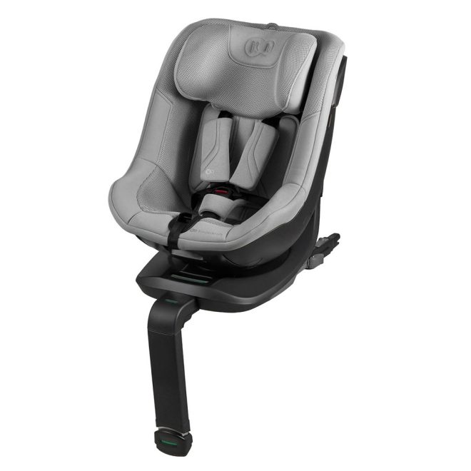 Kinderkraft I-Guard Pro i-Size Autósülés 61-105 cm Szürke - Forgatható Isofix Gyerekülés, Állítható Fejtámlával