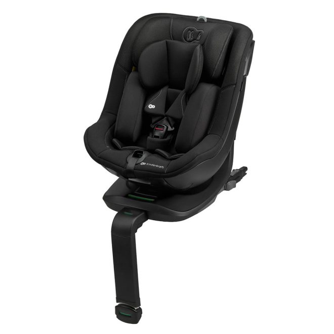 Kinderkraft I-Guard i-Size Autósülés 40-105 cm Fekete - Isofix Gyerekülés Forgatható Kialakítással, Újszülött Kortól