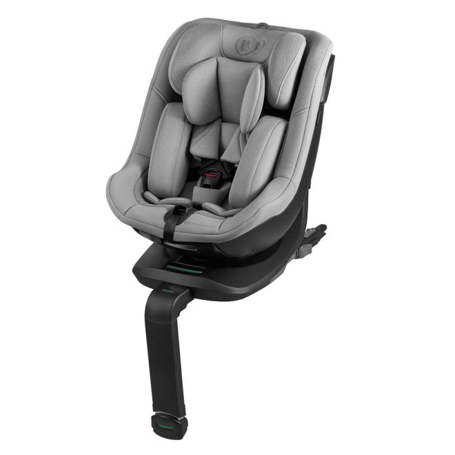 Kinderkraft I-Guard i-Size Autósülés 40-105 cm Szürke - Isofix Gyerekülés Forgatható Kialakítással, Újszülött Kortól