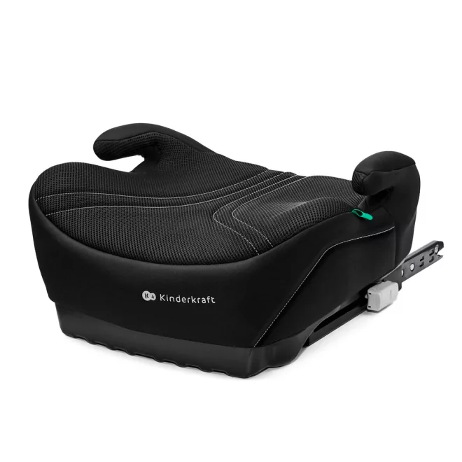 Kinderkraft I-Boost 2 Pro i-Size Ülésmagasító 125-150cm, Fekete - Prémium Oldalvédelemmel, Kényelmes Ülőfelülettel és Könnyű Hordozhatósággal