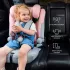Kinderkraft I-Comfy i-Size Autósülés 76-150 cm Fekete - Biztonságos Gyerekülés Hosszú Használatra, Állítható Fejtámlával