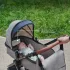 Kinderkraft Esme Pro 3 az 1-ben Kombinált Babakocsi, Moonlight Grey - Multifunkciós Újszülött Babakocsi Hordozóval, Mózeskosárral és Sportüléssel