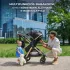 Kinderkraft Esme Pro 3 az 1-ben Kombinált Babakocsi, Sand Beige - Multifunkciós Újszülött Babakocsi Hordozóval, Mózeskosárral és Sportüléssel