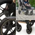 Kinderkraft Esme Pro 3 az 1-ben Kombinált Babakocsi, Sand Beige - Multifunkciós Újszülött Babakocsi Hordozóval, Mózeskosárral és Sportüléssel