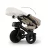 Kinderkraft AVEO 2 PLUS Beige Háromkerekű Tricikli 6in1 9 Hónapos Kortól, CLICK&TWIST 360° Forgatható Üléssel