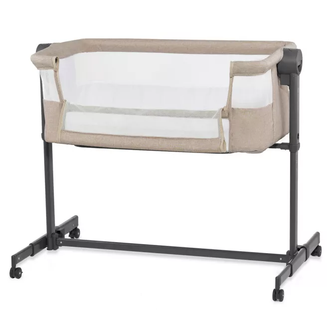 Kinderkraft Nestee Up2 Bézs Állítható Gyerekágy - Kényelmes Alváshoz és Praktikus Szobai Elhelyezéshez