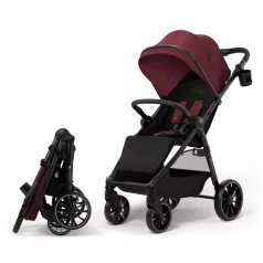 Kinderkraft Grande 2 Sport Babakocsi Sötét Rubin – NaturalBabyShop részletes termékkép és vásárlási információ