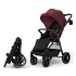 Kinderkraft Grande 2 Sport Babakocsi Sötét Rubin – NaturalBabyShop részletes termékkép és vásárlási információ