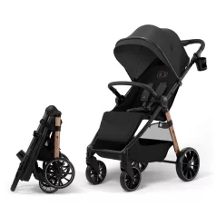Kinderkraft Grande 2 Midnight Black Babakocsi, Kényelmes Sétákhoz, Biztonságos Utazáshoz és Mindennapi Használathoz - NaturalBabyShop.hu termékkép