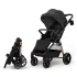 Kinderkraft Grande 2 Midnight Black Babakocsi, Kényelmes Sétákhoz, Biztonságos Utazáshoz és Mindennapi Használathoz - NaturalBabyShop.hu termékkép