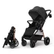 Kinderkraft Grande 2 Midnight Black Babakocsi, Kényelmes Sétákhoz, Biztonságos Utazáshoz és Mindennapi Használathoz - NaturalBabyShop.hu termékkép