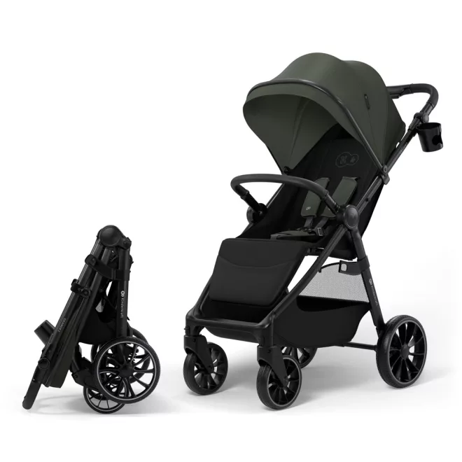 Kinderkraft Grande 2 Mystic Green Babakocsi, Kényelmes Sétákhoz, Biztonságos Utazáshoz és Mindennapi Használathoz - NaturalBabyShop.hu termékkép