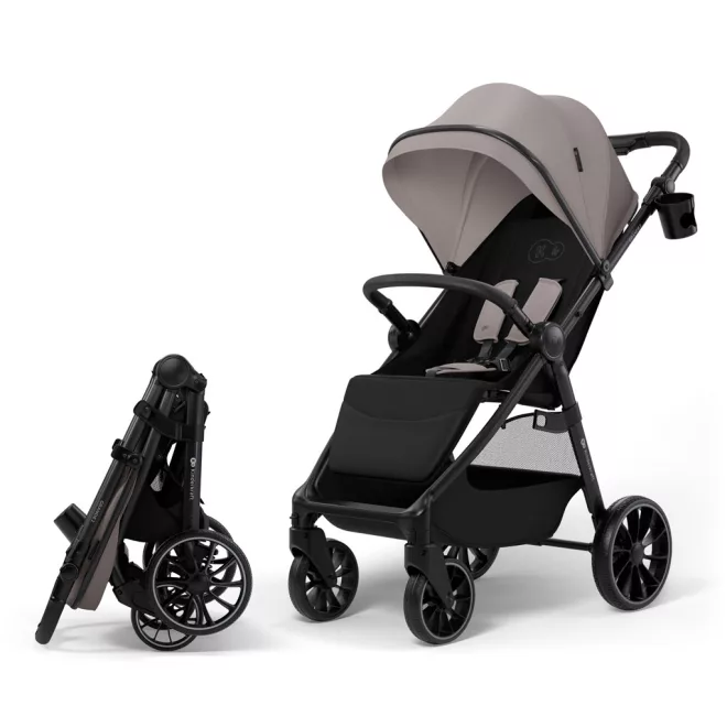 Kinderkraft Grande 2 Sand Beige Babakocsi, Kényelmes Sétákhoz, Biztonságos Utazáshoz és Mindennapi Használathoz - NaturalBabyShop.hu termékkép
