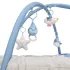 Kinderkraft Cozyplay Nordic Breeze Játszószőnyeg Játékhíddal - Érzékszervi Fejlesztéshez Kényelmes Babás Játékhoz