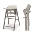 Kinderkraft TINO Beige Etetőszék, Kényelmes Etetéshez és Családi Étkezésekhez - NaturalBabyShop.hu termékkép