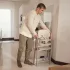 Kinderkraft TINO Grey Etetőszék, Kényelmes Etetéshez és Családi Étkezésekhez - NaturalBabyShop.hu termékkép