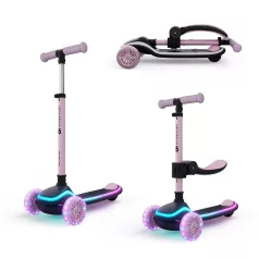 Kinderkraft Roller Raket Up Rózsaszín – NaturalBabyShop részletes termékkép és vásárlási információ