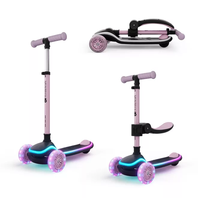 Kinderkraft Roller Raket Up Rózsaszín – NaturalBabyShop részletes termékkép és vásárlási információ