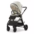 Kinderkraft VESTO 2 Beige Kombinált Babakocsi 3in1 MINK PRO 2 Autósüléssel, Újszülött Kortól 22kg-ig