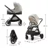 Kinderkraft VESTO 2 Beige Kombinált Babakocsi 3in1 MINK PRO 2 Autósüléssel, Újszülött Kortól 22kg-ig