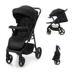 Kinderkraft Trig 3 Tray Sport Babakocsi Ónix Fekete – NaturalBabyShop részletes termékkép és vásárlási információ